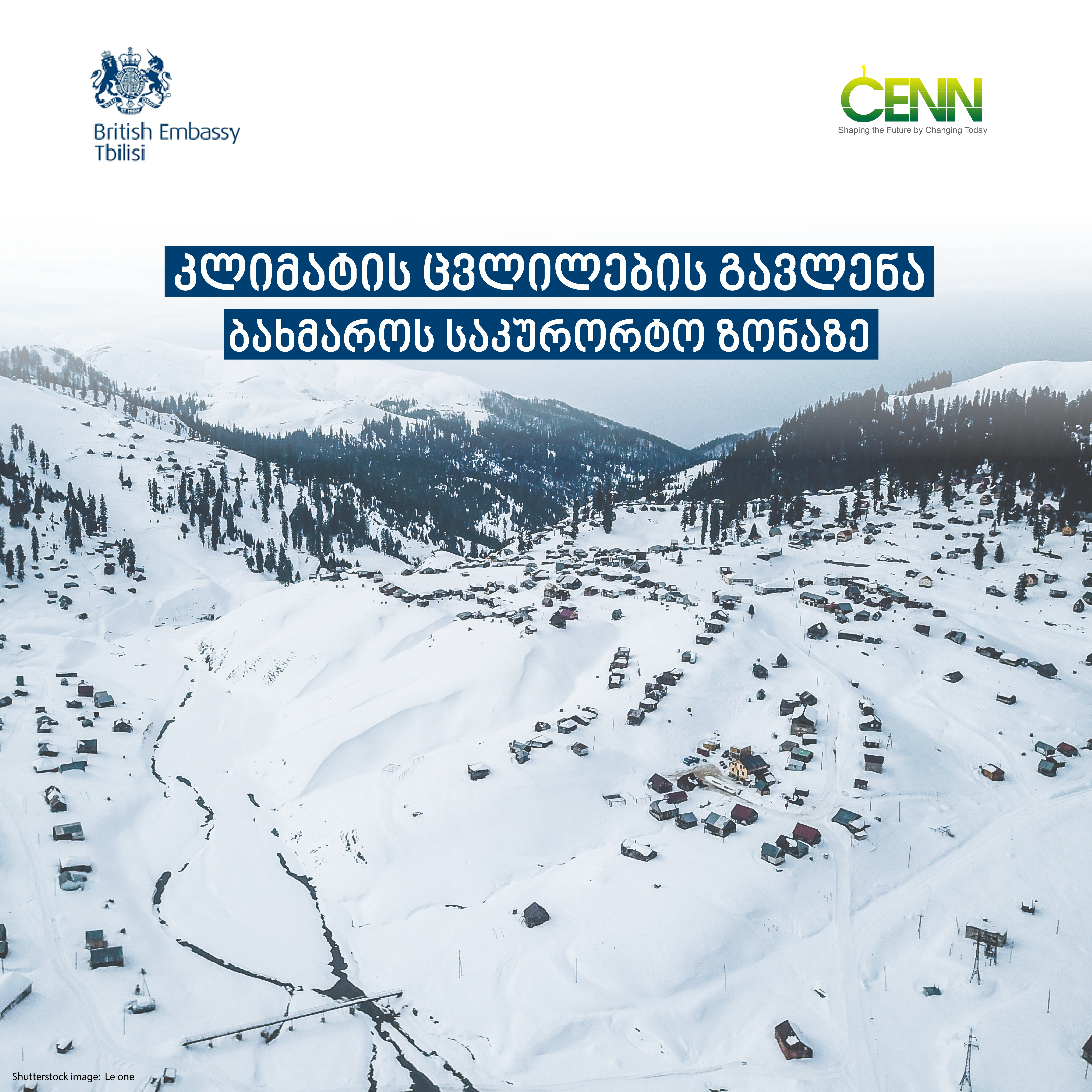 With the Support of the British Embassy, CENN Launched a Project – Climate Change Impact on the Bakhmaro Resort Zone