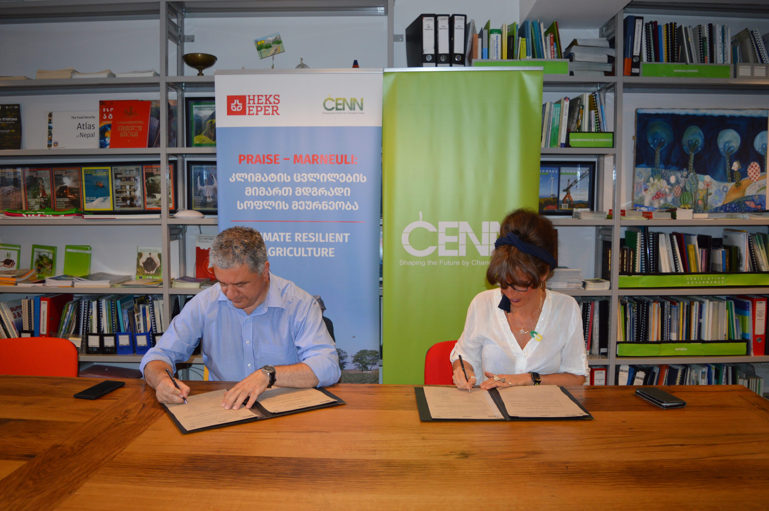 CENN and Cartlis Agrosystems Signed a Memorandum of Understanding to Implement Climate-Resilient Agricultural Practices in Marneuli