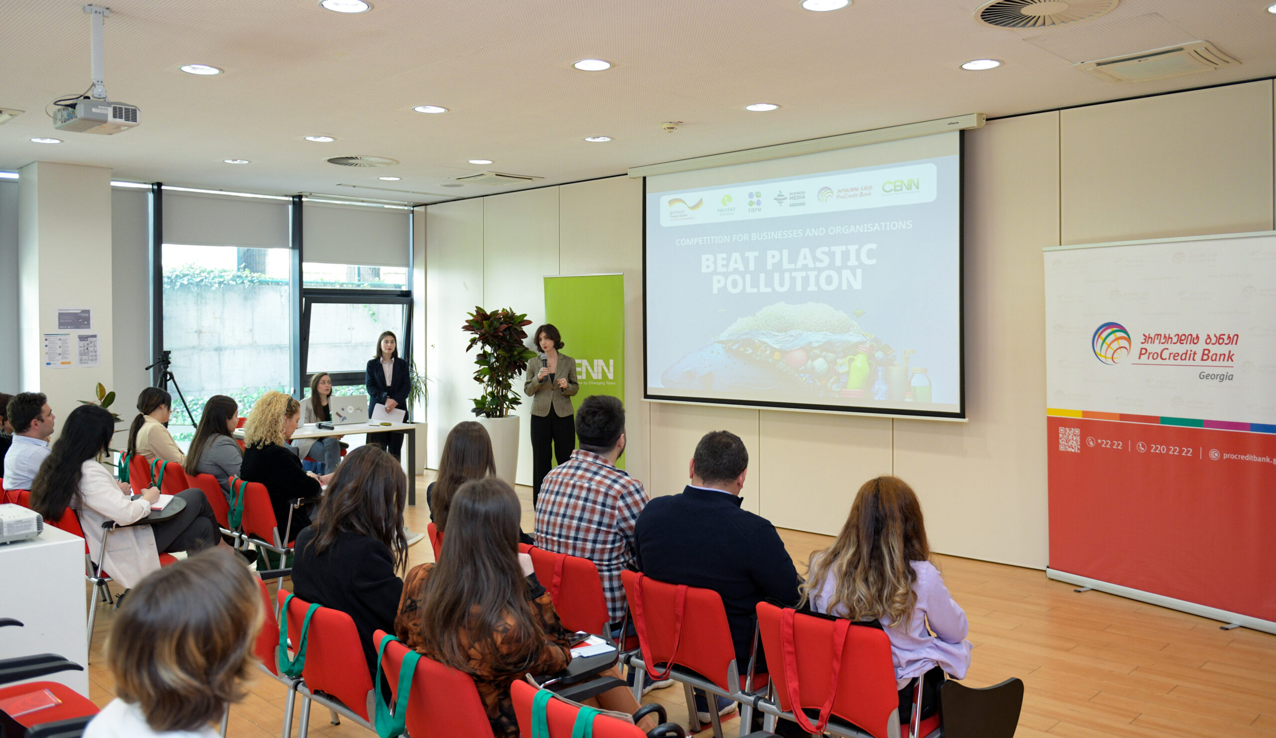 CENN in collaboration with ProCredit Bank kicked off the Beat Plastic Pollution Competition