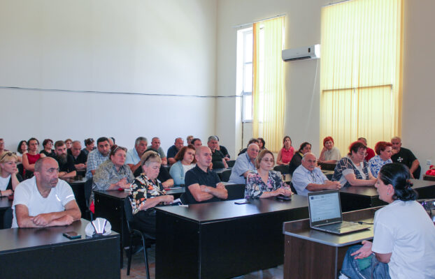 The meetings held in Ozurgeti, Chokhatauri and Lanchkhuti were attended by about 150 candidates for LAG council membership living in the Guria region