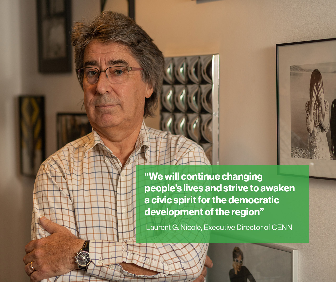 CENN appointed its new executive director – Laurent Georges Etienne Nicole, co-founder of CENN and the Chairman of the Board