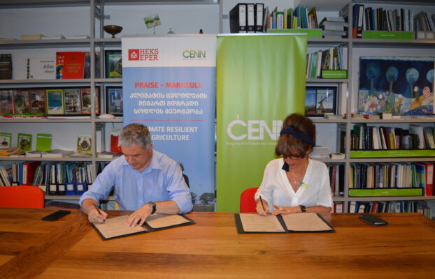 CENN and Cartlis Agrosystems Signed a Memorandum of Understanding to Implement Climate-Resilient Agricultural Practices in Marneuli