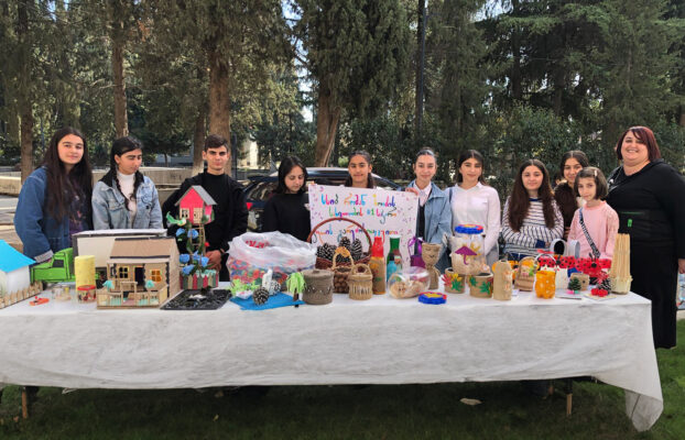 CENN, with the financial support of the HEKS/EPER, hosted an exhibition “Marneuli without plastic”