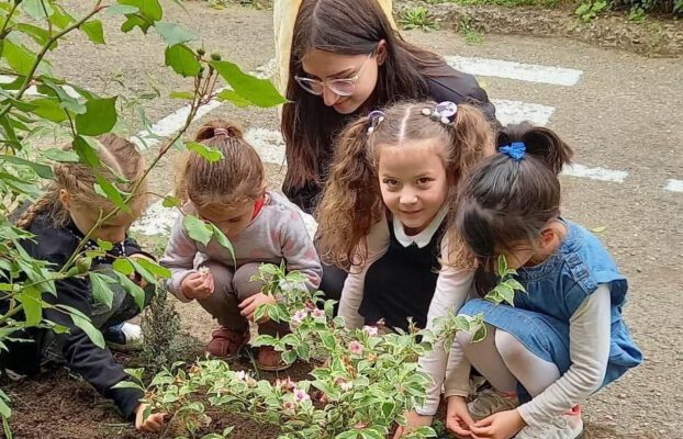 Young environmentalists transformed residential areas into green spaces in Kakheti